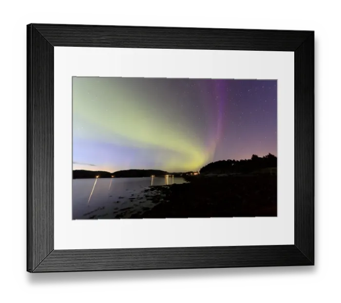 Framed Print : Aurora borealis, northern lights