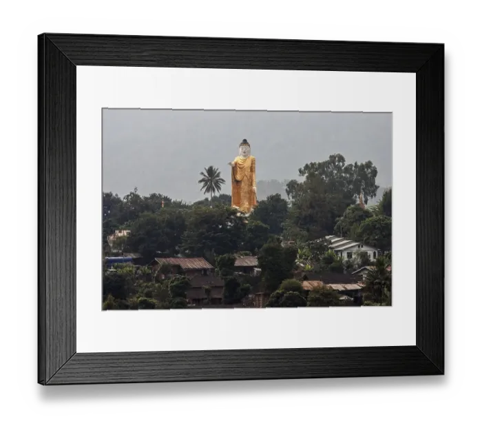 Framed Print : Big Buddha Statue, Kyaing Tong Framed Print : Big Buddha Statue, Kyaing Tong