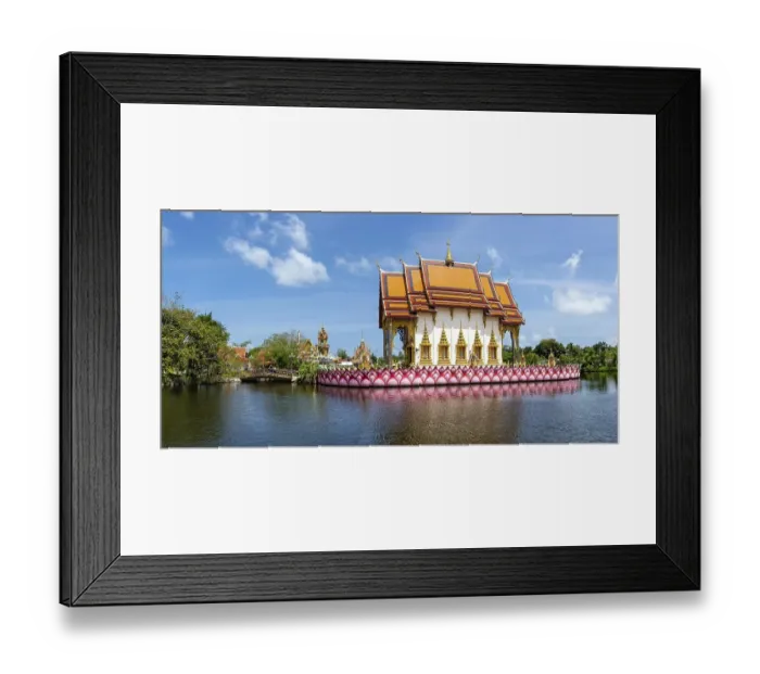 Framed Print : Wat Plai Laem Temple Panorama on Ko Samui Island Framed Print : Wat Plai Laem Temple Panorama on Ko Samui Island