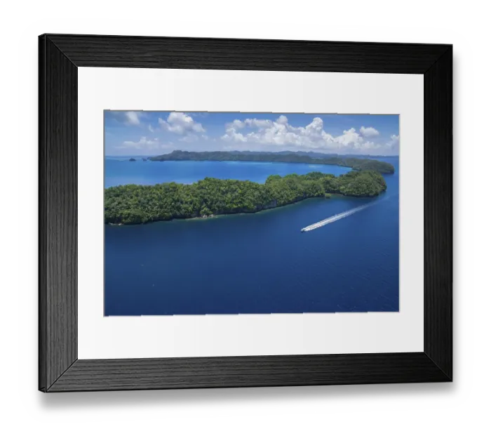 Framed Print : Diving boat, Palau, Micronesia, Oceania Framed Print : Diving boat, Palau, Micronesia, Oceania