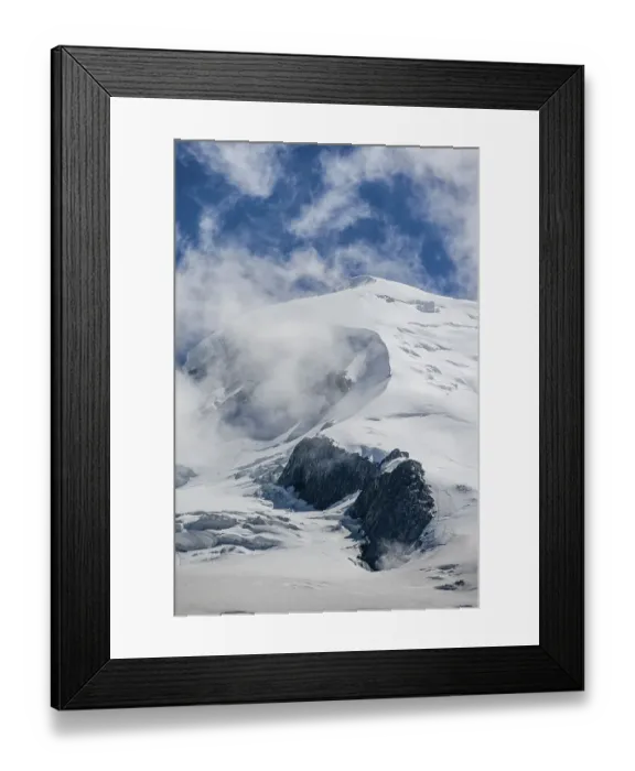 Framed Print : High alpine mountain landscape