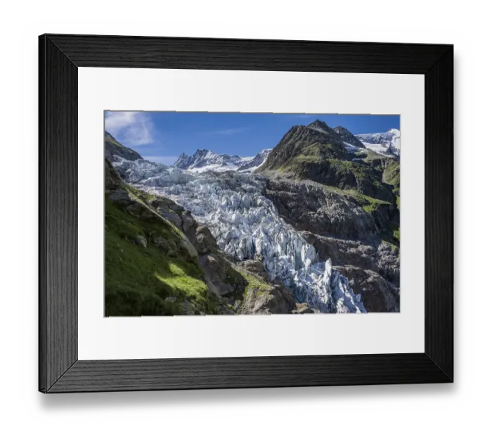 Framed Print : High alpine mountain landscape, Lower Arctic Ocean, glacier tongue, Bernese Oberland, Switzerland, Europe Framed Print : High alpine mountain landscape, Lower Arctic Ocean, glacier tongue, Bernese Oberland, Switzerland, Europe