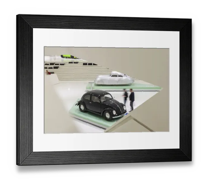 Framed Print : Volkswagen Beetle, year of construction 1950