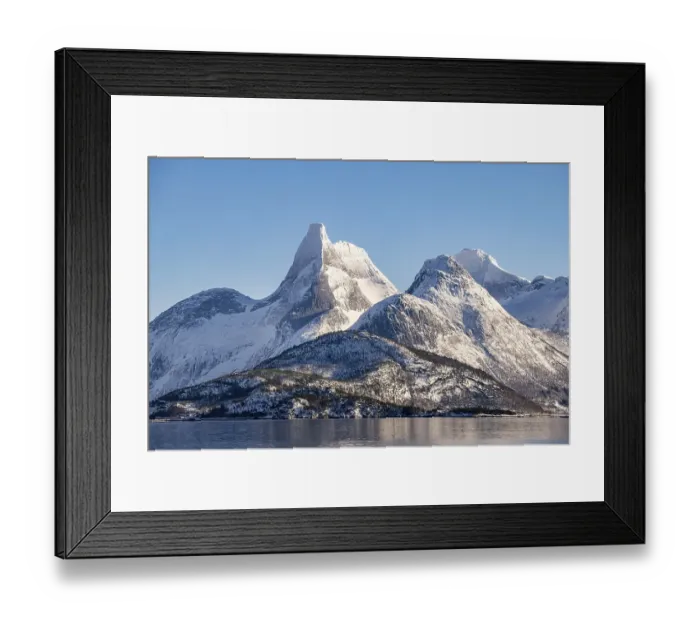 Framed Print : Stetind, Norwegian National Mountain Framed Print : Stetind, Norwegian National Mountain