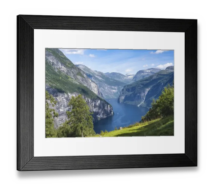Framed Print : Geirangerfjord, near Geiranger
