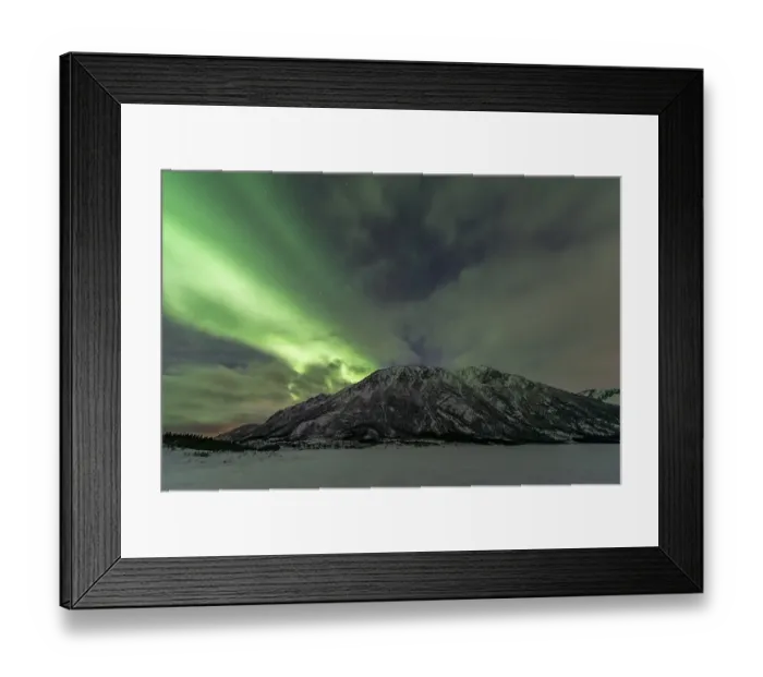 Framed Print : Northern lights or aurora borealis Framed Print : Northern lights or aurora borealis