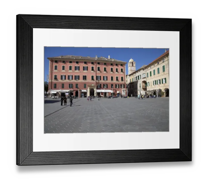 Framed Print : Piazza Vittorio Emanuele II square Framed Print : Piazza Vittorio Emanuele II square