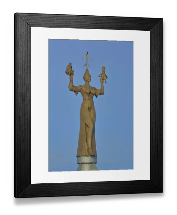 Framed Print : Sculpture Imperia by Peter Lenk 1993 Framed Print : Sculpture Imperia by Peter Lenk 1993