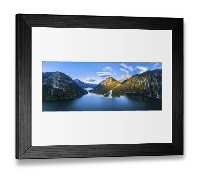 Framed Print : Drone shot, Heiterwanger See, Tyrol