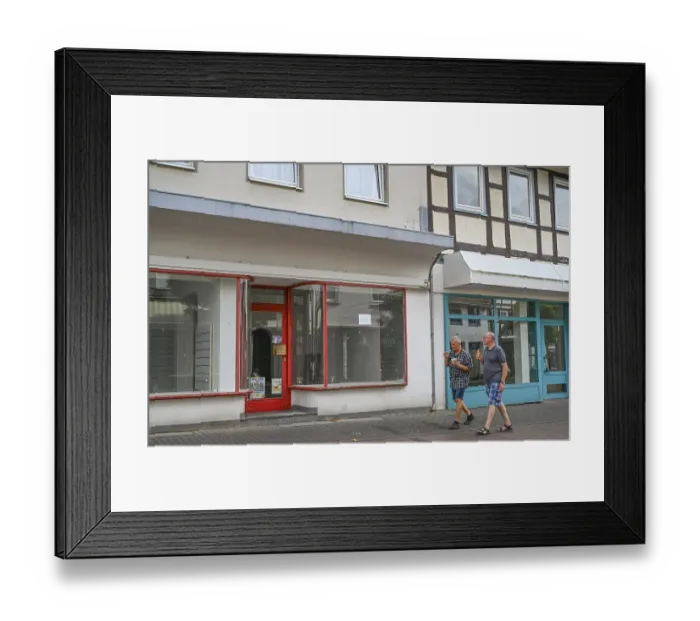 Framed Print : Vacancy, Mittlere Strasse, Holzminden Framed Print : Vacancy, Mittlere Strasse, Holzminden