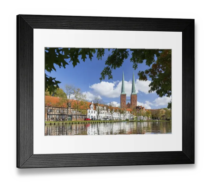 Framed Print : Luebeck Cathedral, Dom zu Luebeck