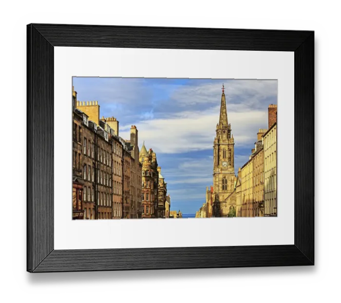 Framed Print : Tron Kirk church tower, Royal Mile