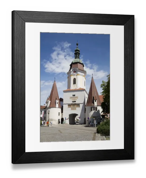 Framed Print : Steiner Tor, city gate, Krems an der Donau