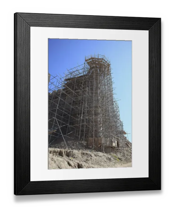Framed Print : Bahla, Hisn Tamah Fortress, Hisn Tamah Fortress