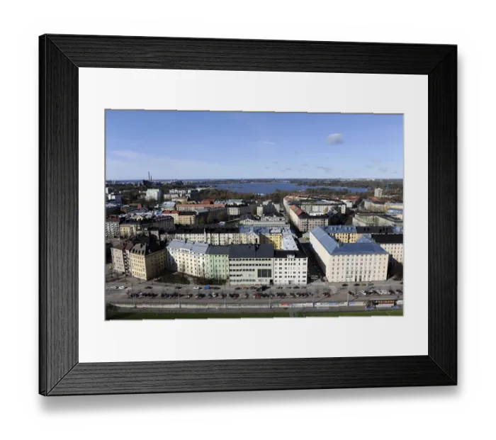 Framed Print : View over Helsinki, Finland, Europe Framed Print : View over Helsinki, Finland, Europe