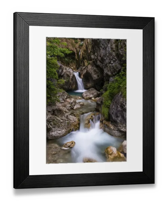 Framed Print : Tscheppaschlucht, Loibltal, Karawanken