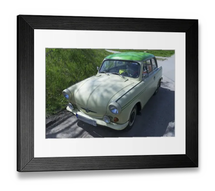Framed Print : Trabant, oldtimer, car brand of the former GDR Framed Print : Trabant, oldtimer, car brand of the former GDR