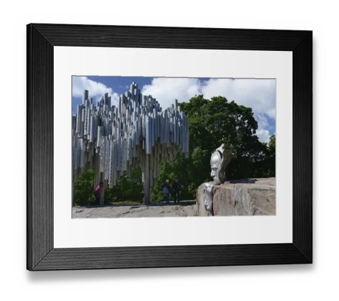 Framed Print : Sibelius Monument, Jean, Helsinki, Finland, Europe