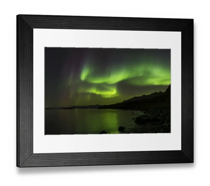 Framed Print : Northern Lights (Aurora borealis)