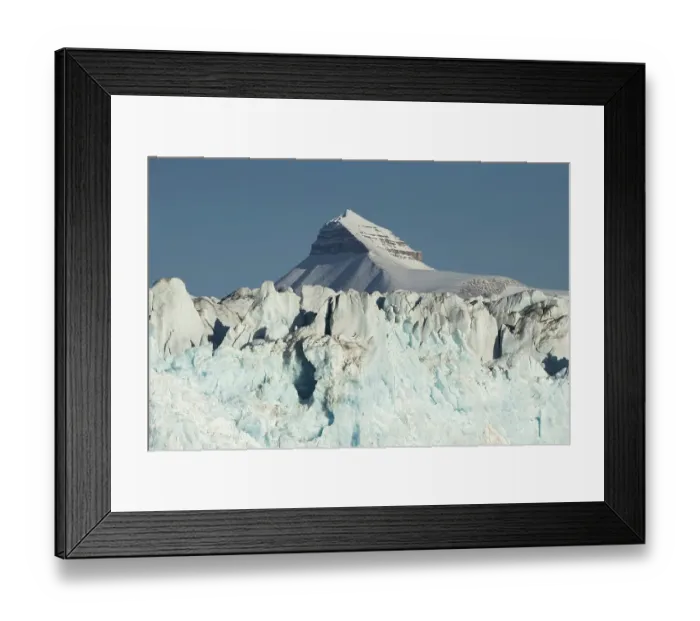 Framed Print : Nora peak, Kronebreen, Kongsfjorden Framed Print : Nora peak, Kronebreen, Kongsfjorden