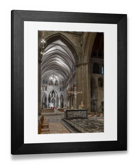 Framed Print : Cathedral, Nidaros, Interior, Trondheim, Norway, Europe Framed Print : Cathedral, Nidaros, Interior, Trondheim, Norway, Europe