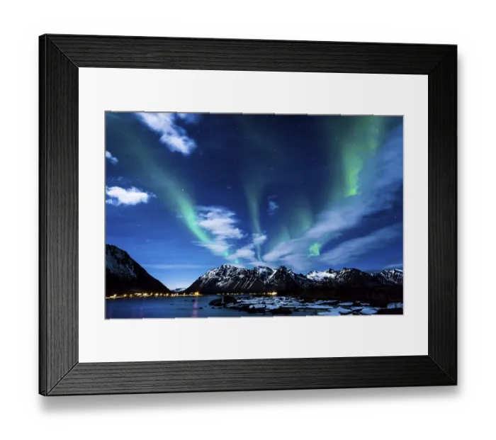 Framed Print : Northern Lights or Aurora Borealis Framed Print : Northern Lights or Aurora Borealis