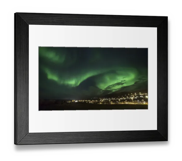 Framed Print : Polar Lights (Aurora borealis) over Tromso