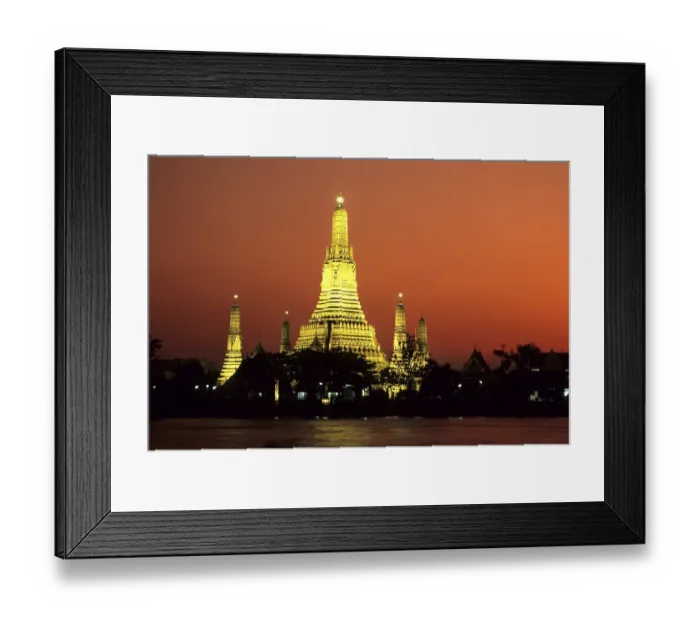 Framed Print : THA, Thailand: Bangkok, Wat Arun temple