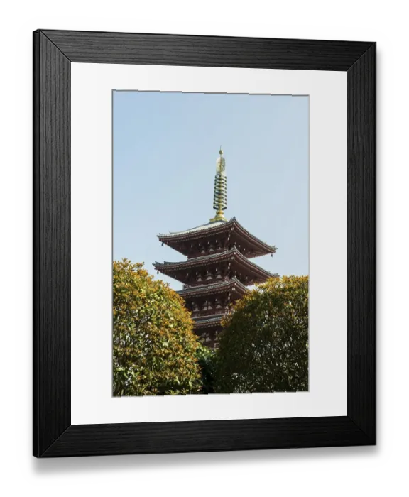 Framed Print : Pagoda in the SensO-ji temple, Asakusa Framed Print : Pagoda in the SensO-ji temple, Asakusa