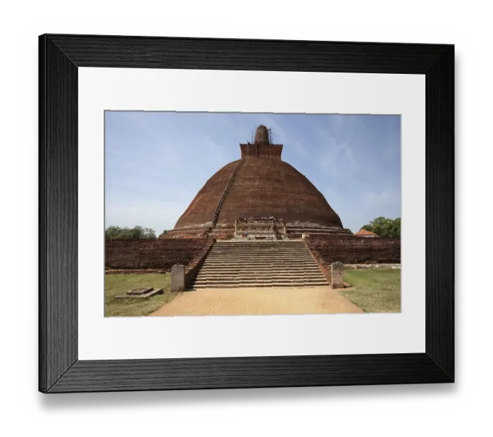 Framed Print : Jetavanaramaya, stupa, Sacred City of Anuradhapura