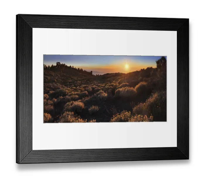 Framed Print : Sunset in the Teide National Park overlooking a sea of clouds in front of La Palma Framed Print : Sunset in the Teide National Park overlooking a sea of clouds in front of La Palma