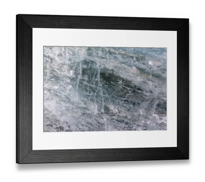 Framed Print : Ice structure in a glacier cave, winter, Morteratsch Glacier, Pontresina, Engadin, Grisons, Switzerland, Europe