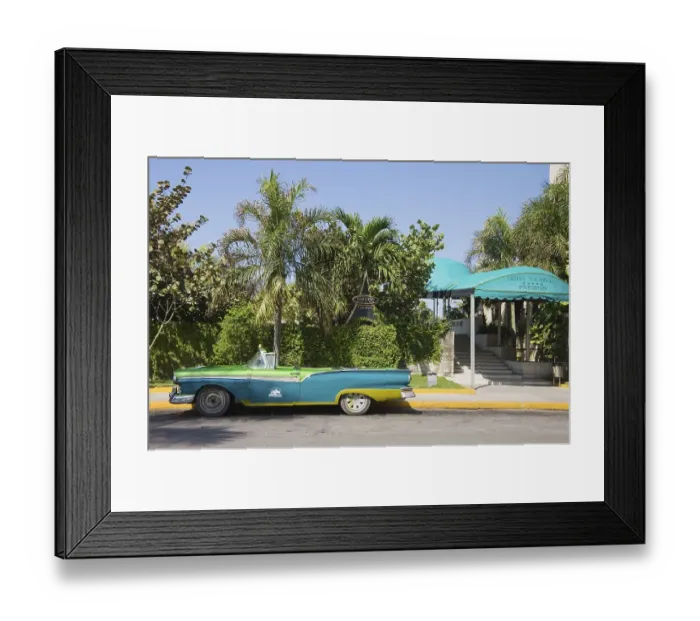Framed Print : Buick 1952, classic car parked in the streets of Havana Framed Print : Buick 1952, classic car parked in the streets of Havana