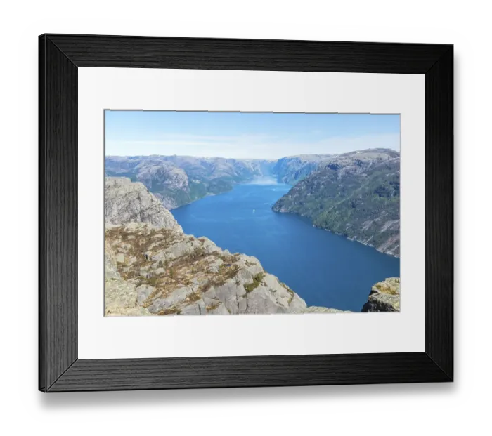 Framed Print : Lysefjord, Rogaland, Western Norway