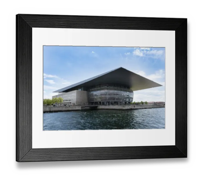 Framed Print : Royal Opera Copenhagen on the island of Holmen Framed Print : Royal Opera Copenhagen on the island of Holmen