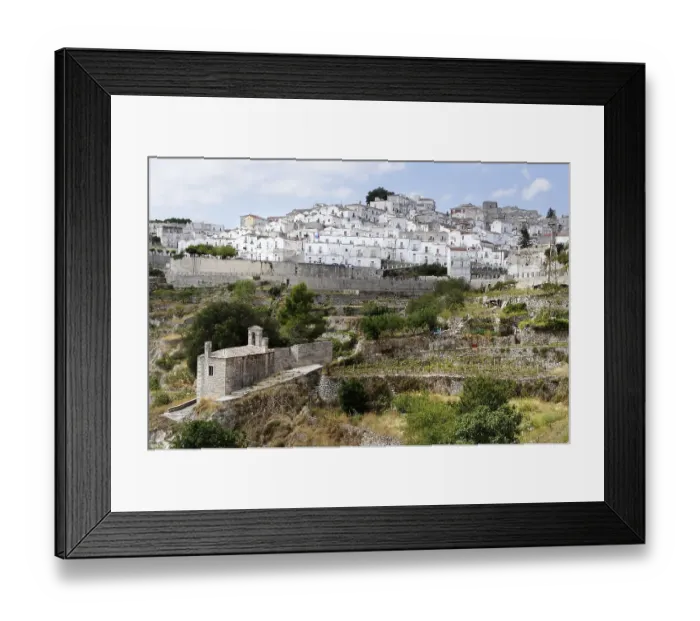 Framed Print : Monte San Angelo Sant'Angelo