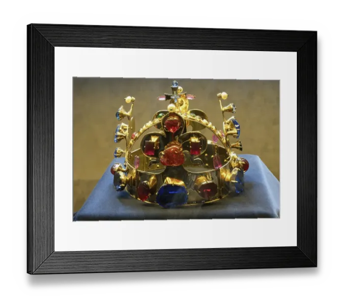 Framed Print : Prague Castle, Saint Wenceslas crown