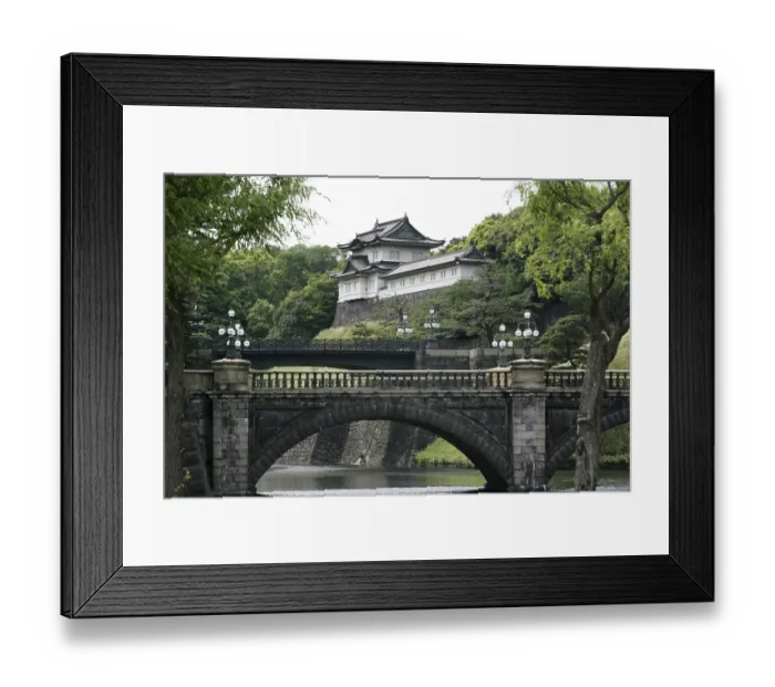 Framed Print : Niju Bridge, Imperial Palace, Tokyo, Japan, Asia Framed Print : Niju Bridge, Imperial Palace, Tokyo, Japan, Asia