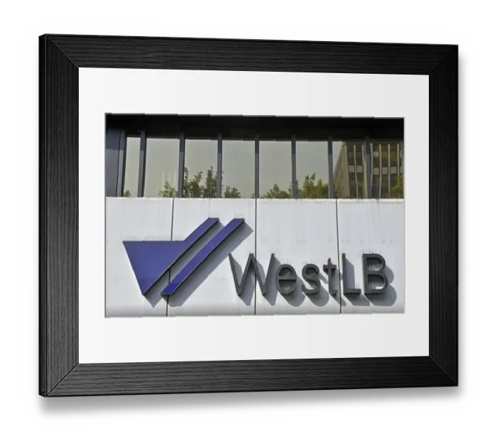 Framed Print : West LB on the Koenigswall, city of Dortmund Framed Print : West LB on the Koenigswall, city of Dortmund