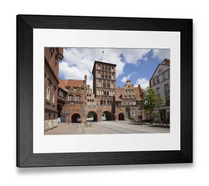 Framed Print : The late Gothic era castle gate Framed Print : The late Gothic era castle gate
