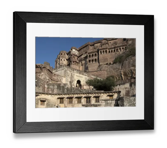 Framed Print : Mehrangarh Fort, Jodhpur, Rajasthan, India, Asia