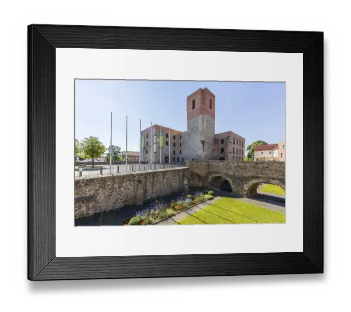 Framed Print : Castle Grossenhain, Saxony, Germany, Europe
