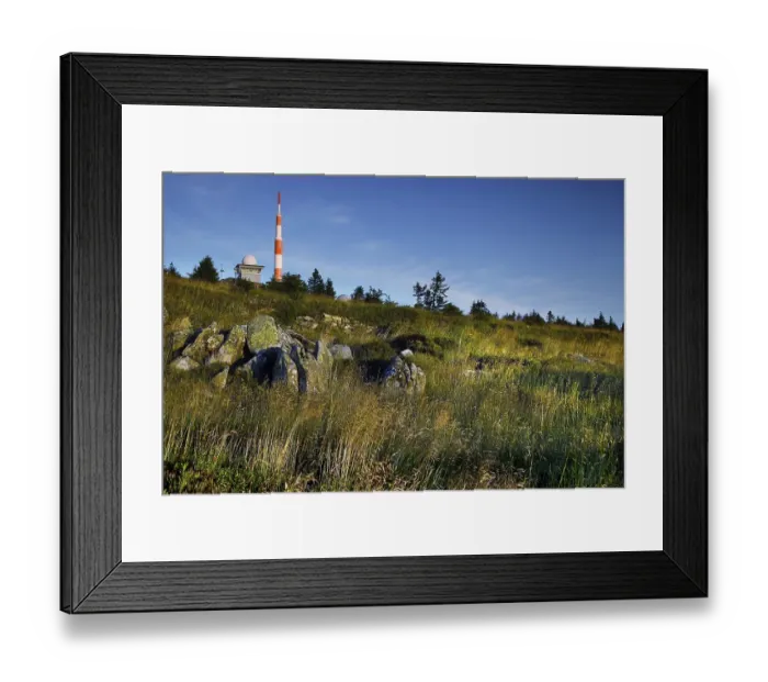 Framed Print : Former military facilities on the Brocken Framed Print : Former military facilities on the Brocken