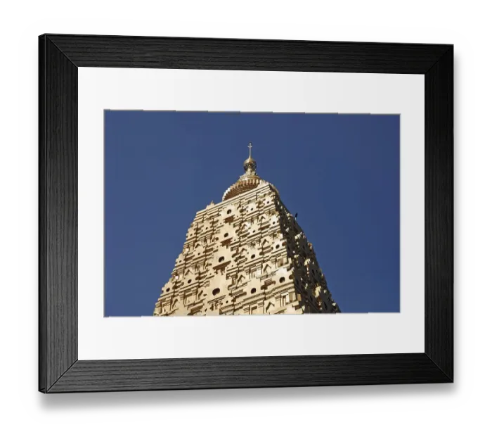 Framed Print : Golden Pagoda, Sangkhlaburi, Thailand, Asia