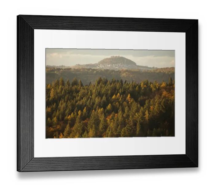 Framed Print : The Hohenstaufen in autumn