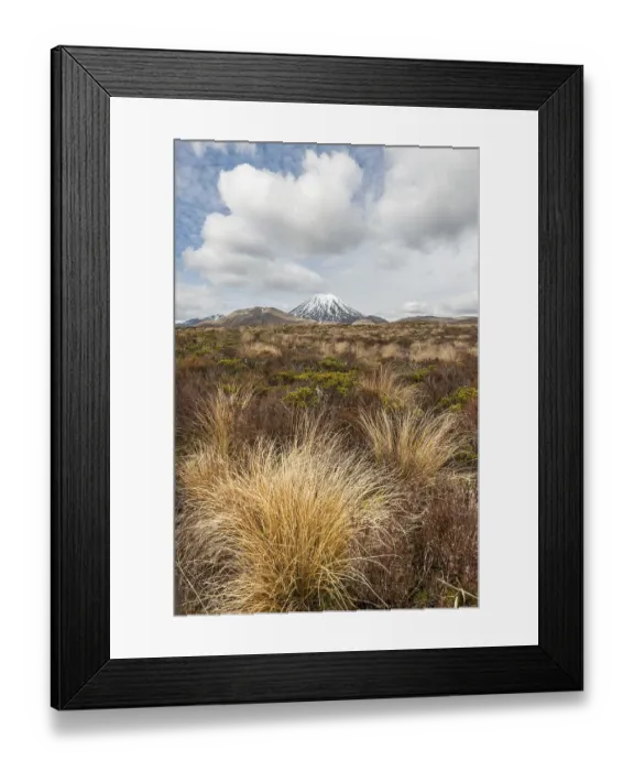 Framed Print : Volcano Mount Tongariro and Mount Ngauruhoe Framed Print : Volcano Mount Tongariro and Mount Ngauruhoe