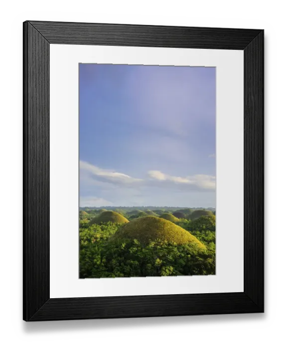 Framed Print : Chocolate Hills, Bohol, Philippines, Asia