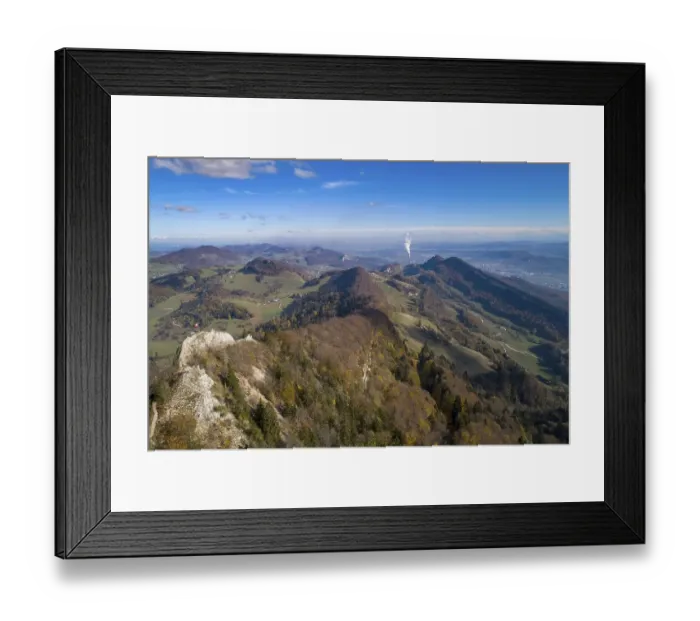 Framed Print : Belchenflueh and Belchensuedstrasse