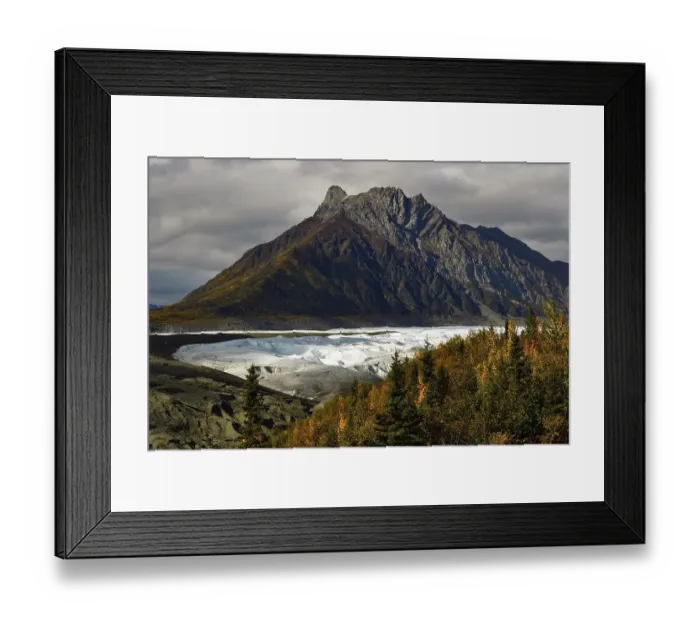 Framed Print : Kennicott Glacier, Wrangell-St