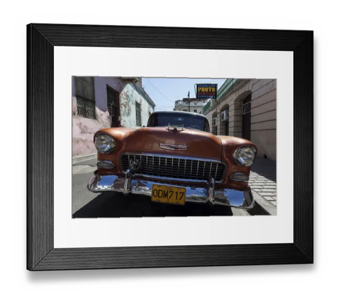 Framed Print : Vintage Chevrolet from the 1950s